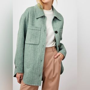 Rails Green Herringbone Jacket